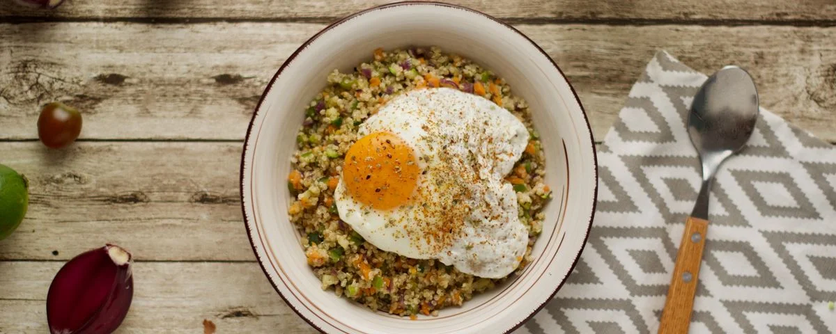 Recipe kit Quinoa vegetable and egg bowl